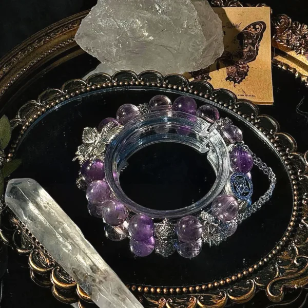 Personal Guardian Series Natural Crystal Bracelets Amethyst Bracelet