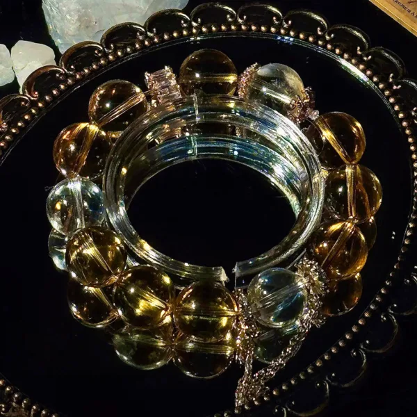 Collector's Grade Natural Citrine Bracelet Pure Citrine Jewelry Bracelet