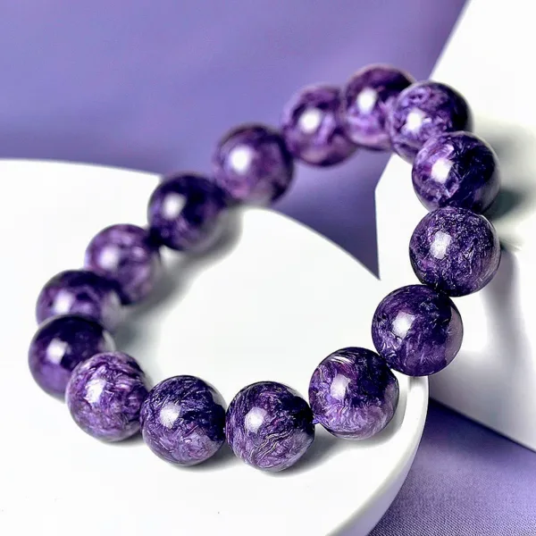 Collector's Edition New Arrival Natural Gemstone Sweet Purple Dragon Crystal Bracelet Purple Crystal Women's Jewelry Gift