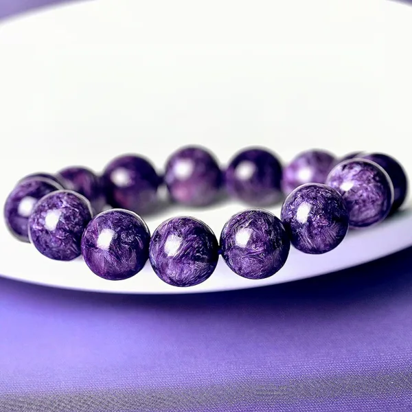 Collector's Edition New Arrival Natural Gemstone Sweet Purple Dragon Crystal Bracelet Purple Crystal Women's Jewelry Gift